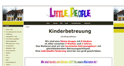 Desktop Screenshot of littlepeople-allach.de